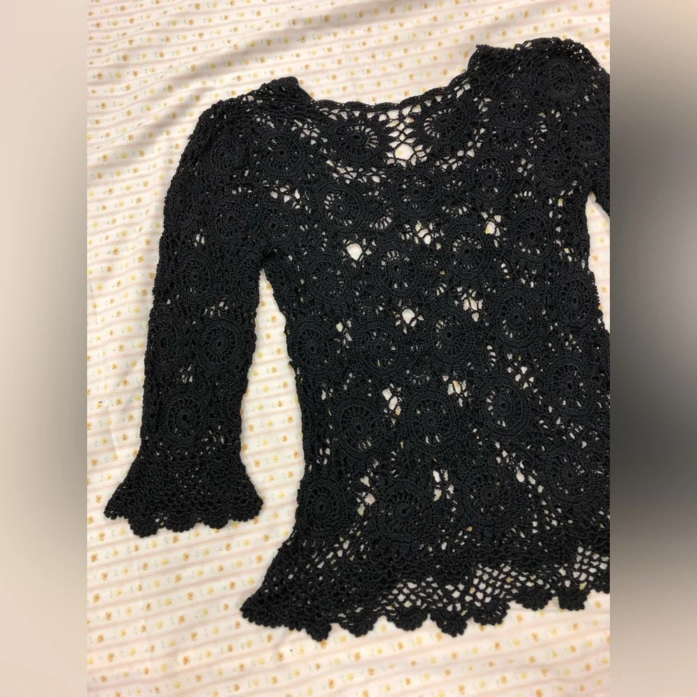 Beautiful Handmade Lace Shirt